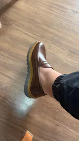 Sapato Loafer Masculino Tratorado Louis Café