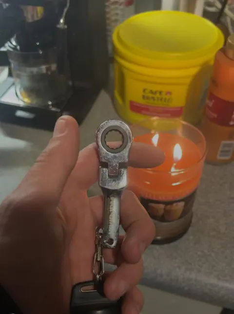 Jdm 10mm Ratchet Socket Keychain Tool