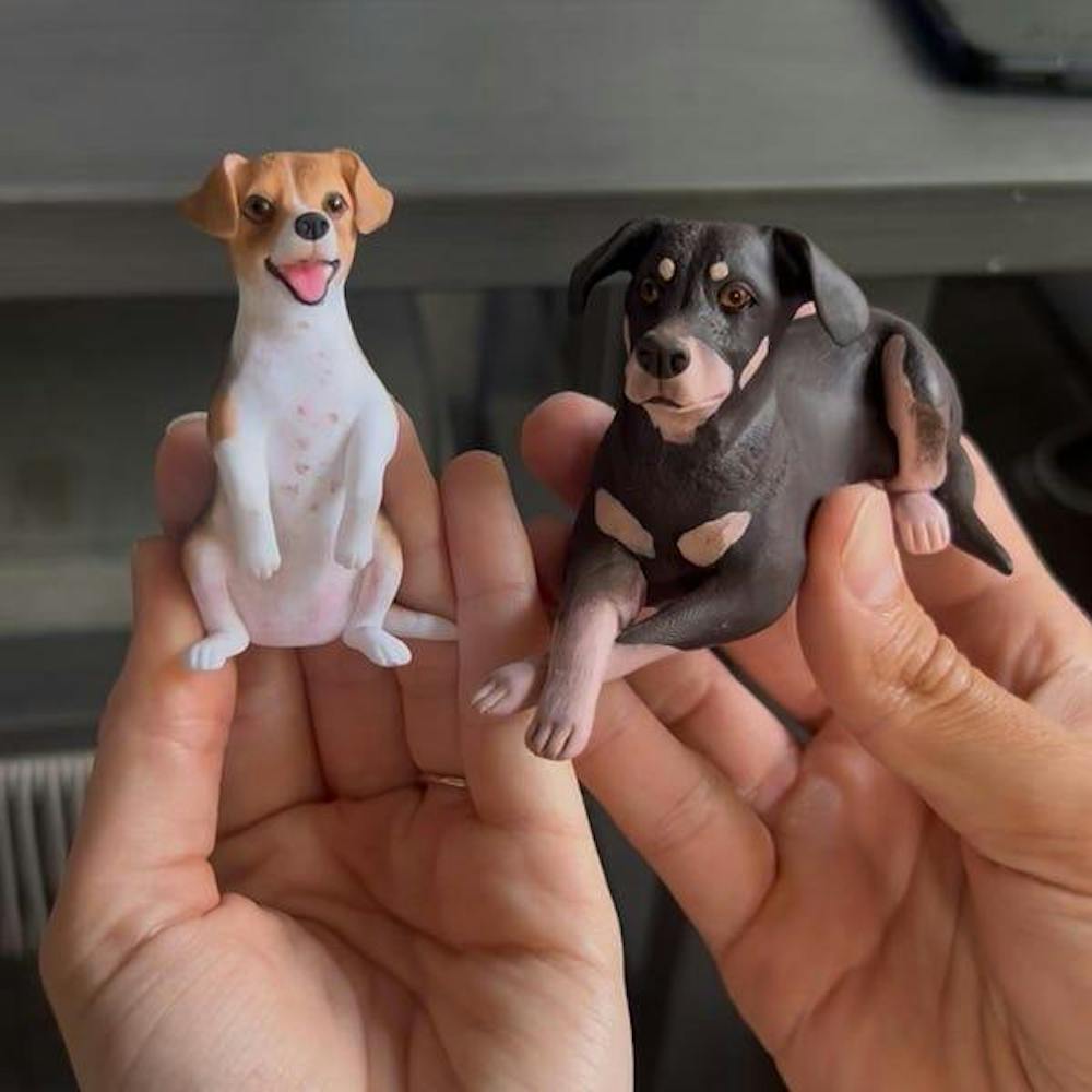 Custom Pet Wedding Cake Topper