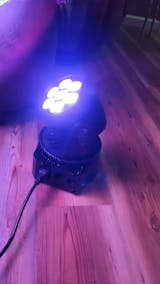 70W RGBW LED Moving Head Stage Light – 7x10W, DMX for DJ, Disco, Party & Stage