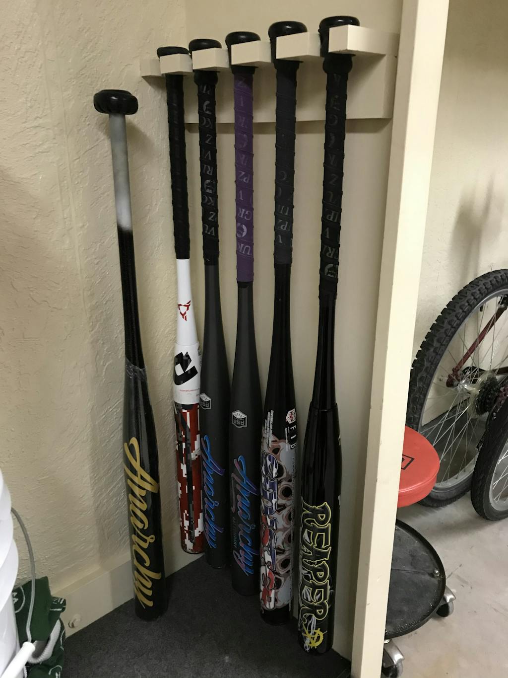 Black Bat Grip Tape with Purple VUK Purple Bat Tape VukGripz