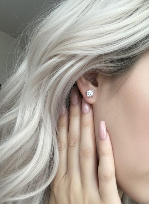 2 ct. tw. Diamond Heartseeker Stud Earrings