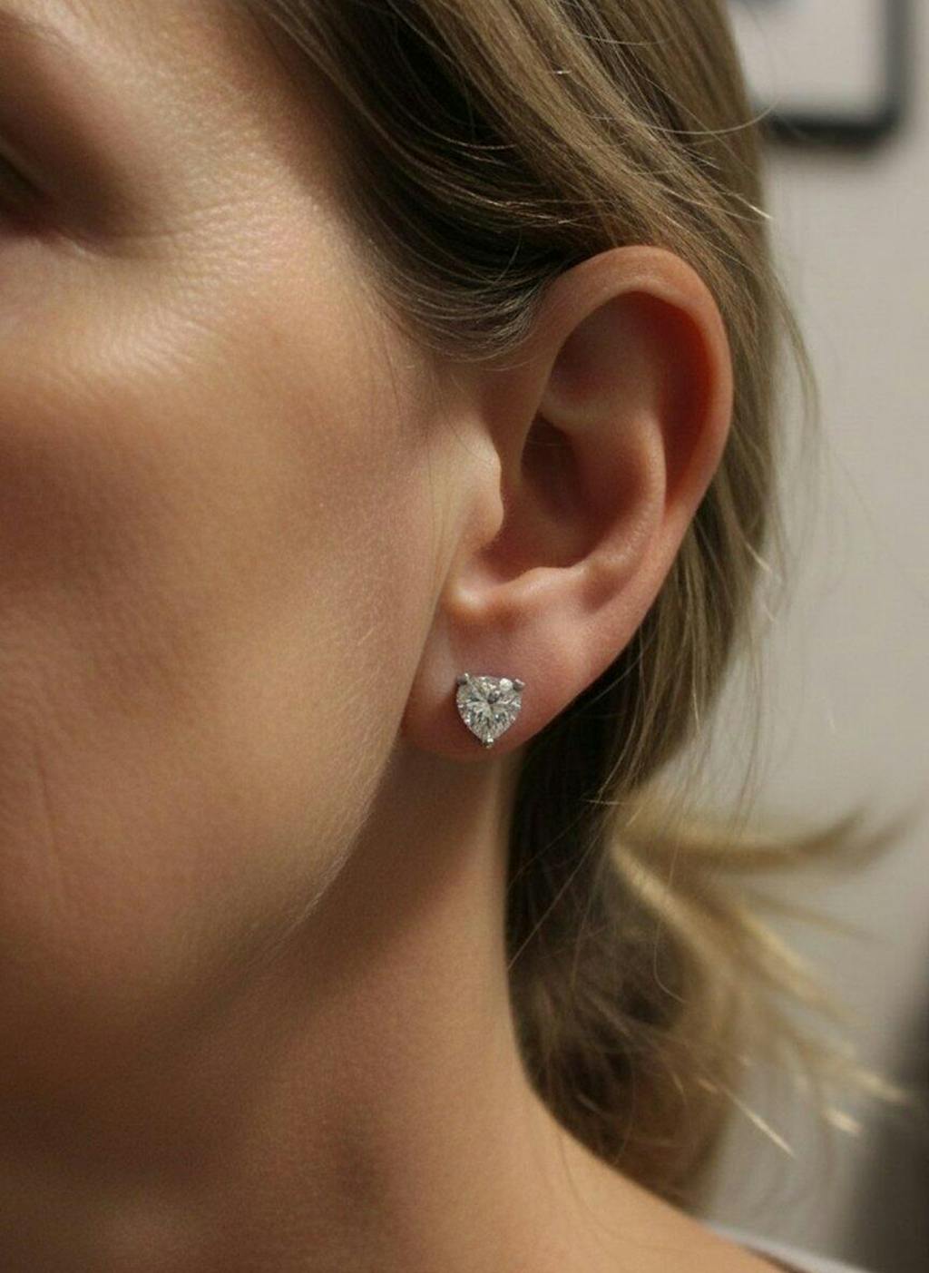 3 ct. tw. Diamond Heartseeker Pear-Shaped Stud Earrings