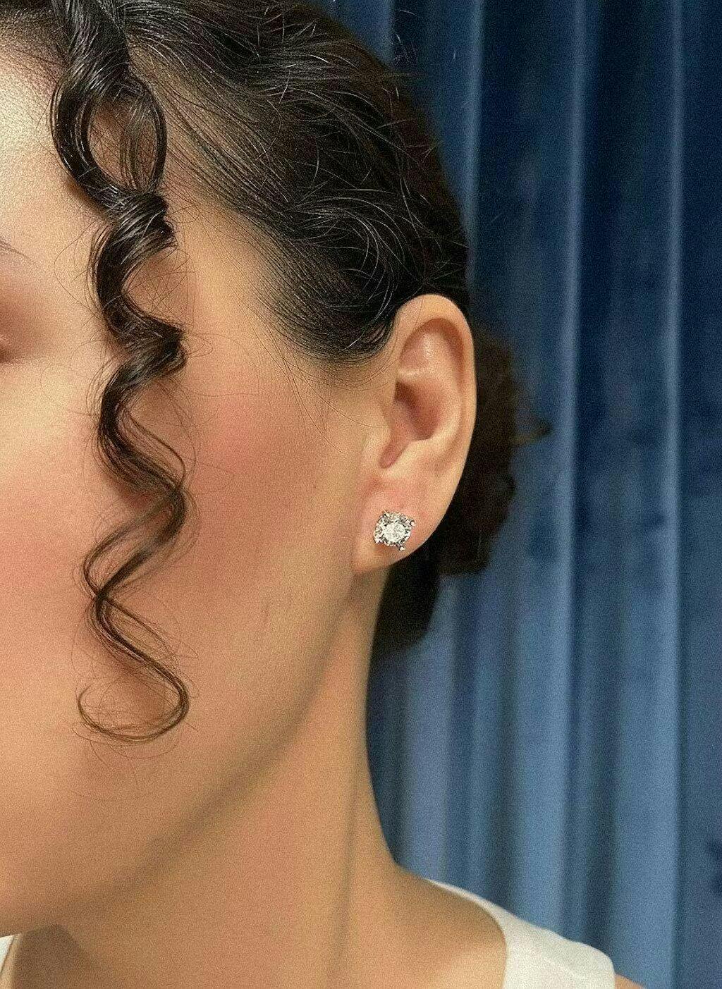 2 ct. tw. Diamond Heartseeker Stud Earrings