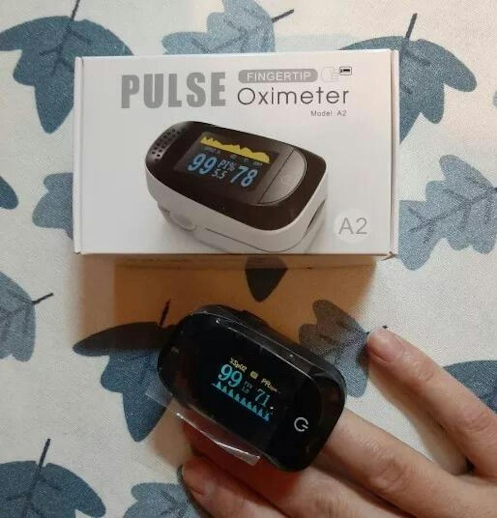 OxiCare Fingertip Pulse Oximeter, Oxygen Saturation Monitor, Pulse and