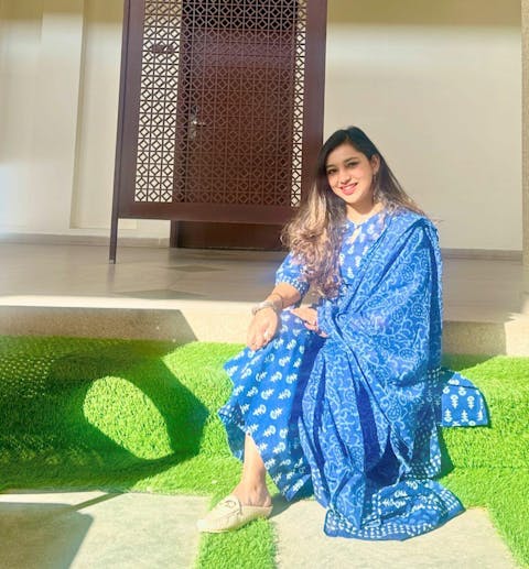 Women Pure Cotton Kurta And Afghani Pant Set