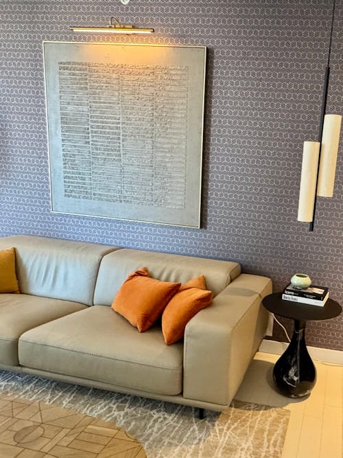 WALL ART|Beige & Bronze Wabi-Sabi Wall Art Square -SR#0002