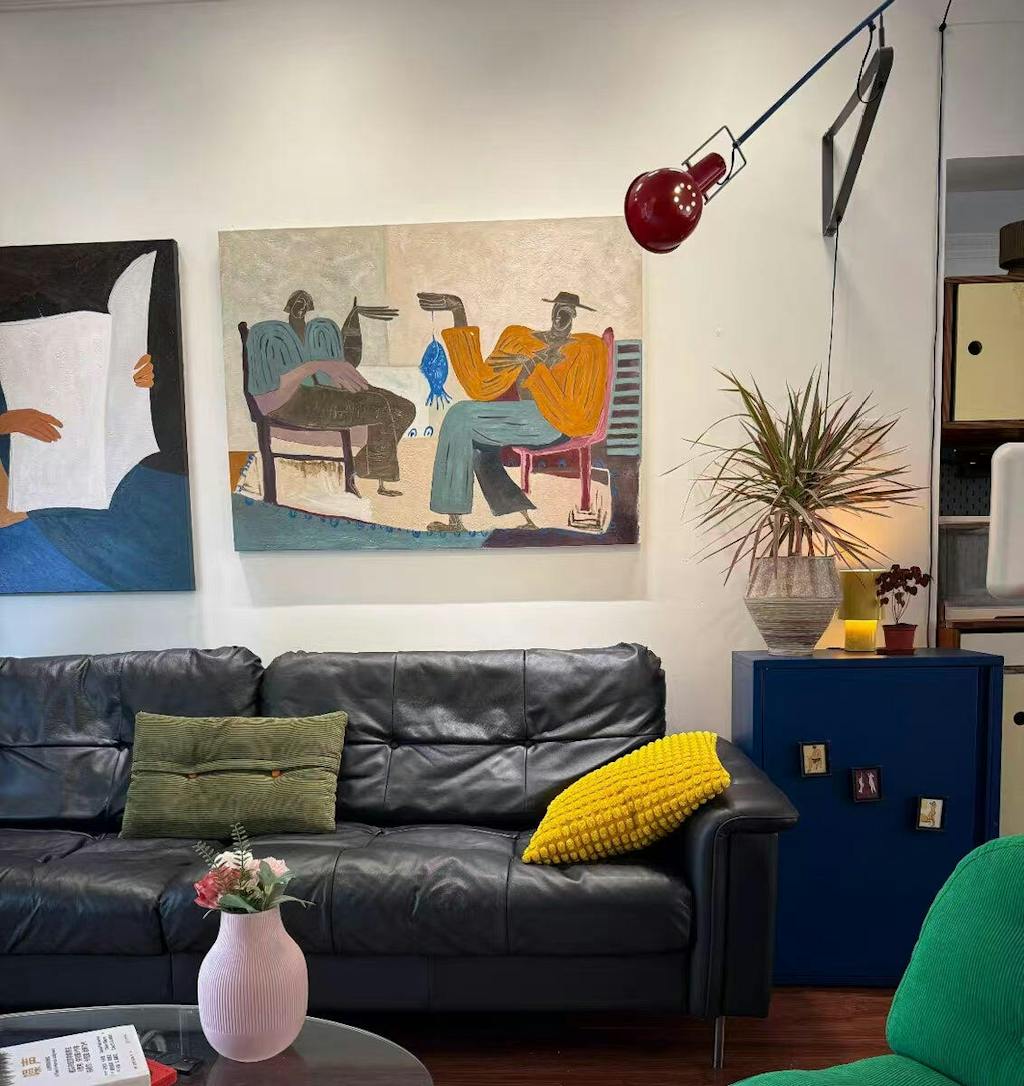 Modern Art Large Canvas Wall Painting -KS#0145