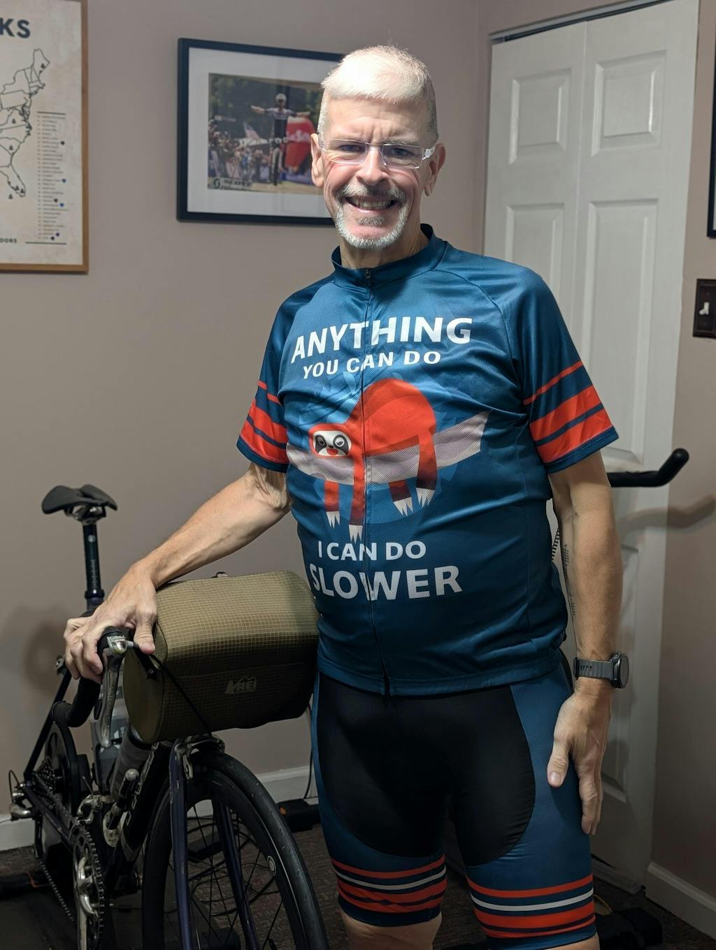 Anything You Can Do I Can Do Slower – Cycling Jersey
