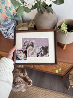 Custom Handmade Wool Felt Pet Portrait