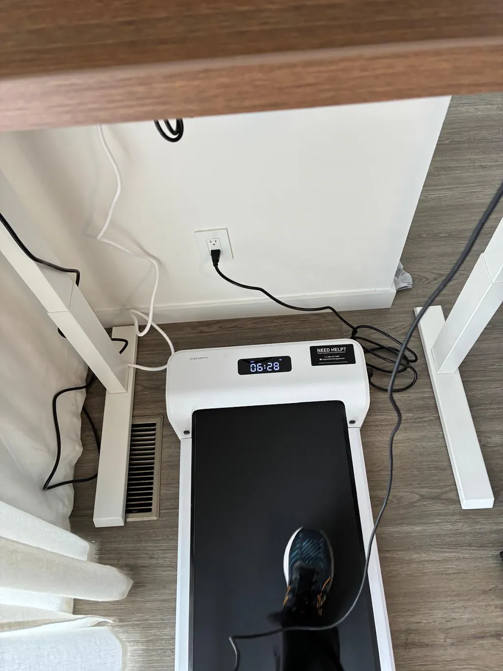 Z1 Afforable White Treadmill