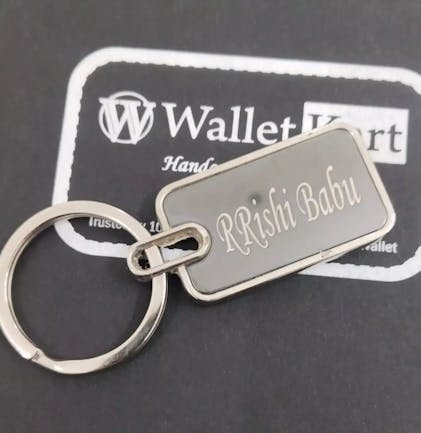 Personalized Metal Keychain with Name For Men/Women –