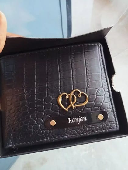 Personalized Croco Texture Men's Wallet | Customized Wallet Gift