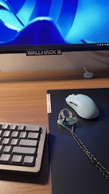 VA-005 Black Glass Gaming Mousepad | Wallhack