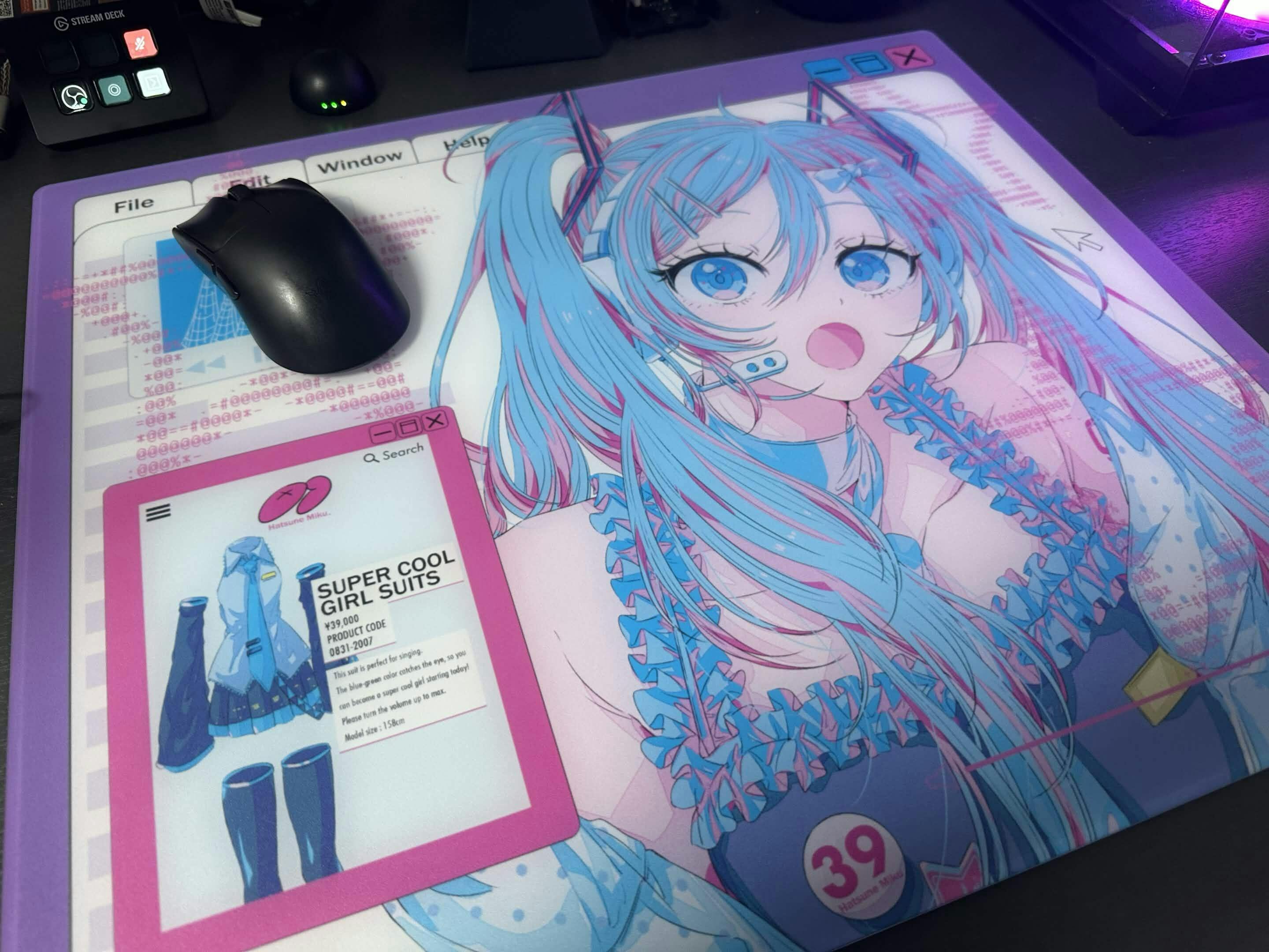 WALLHACK アニメスタイル マウスパッド WALLHACK Gaming Gear