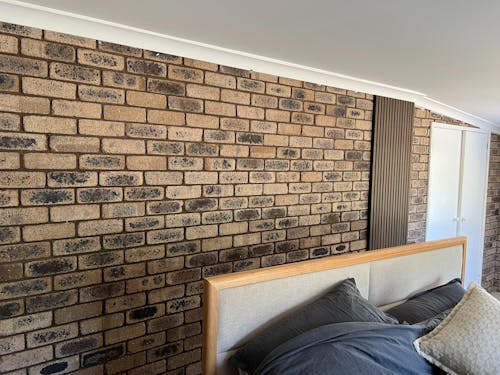 Smoked Oak Wood Wall Panel