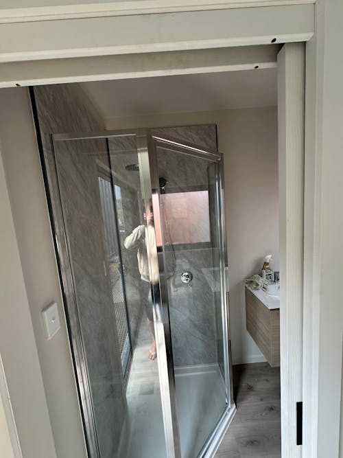 Grey Marble Bathroom Wall Panel