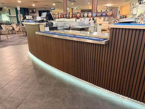 Smoked Oak Wood Wall Panel