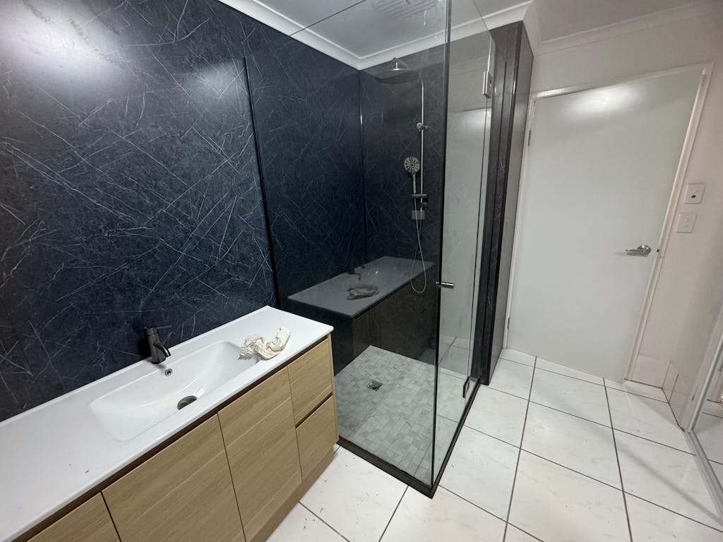 Black Sensa Bathroom Wall Panel