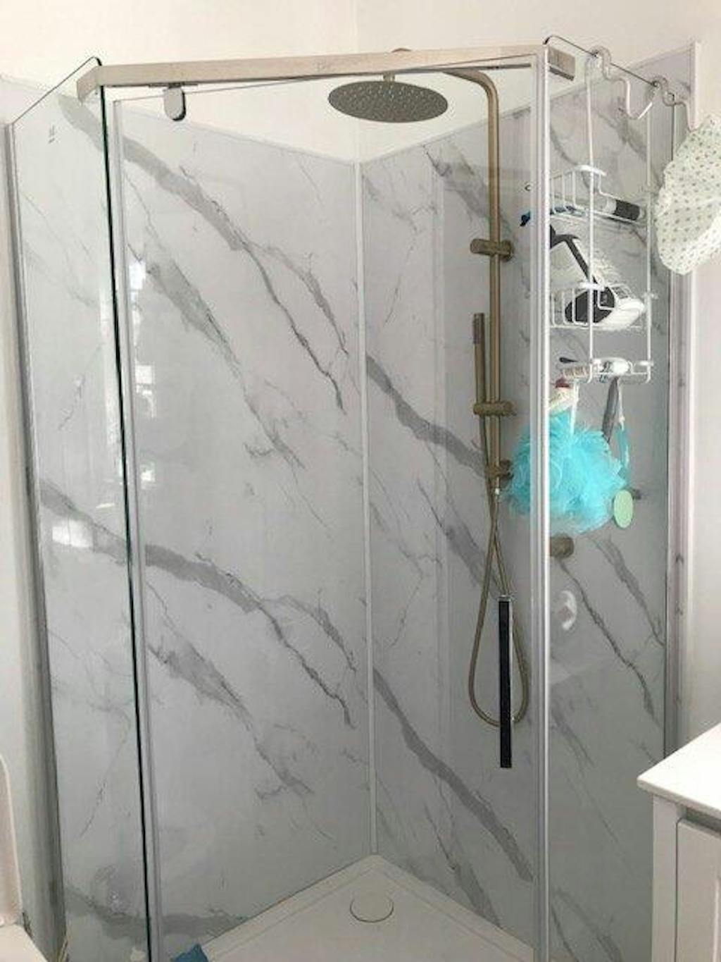 Calacatta Marble Bathroom Wall Panel