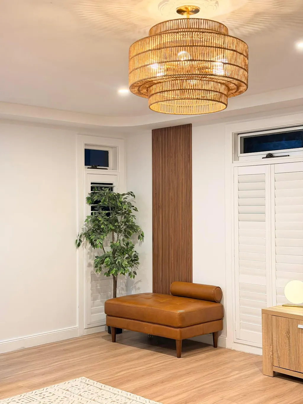 Walnut Flexible Tambour Wood Wall Panel