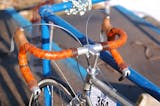 Braided Leather Bicycle Handlebar Tape - Walnut