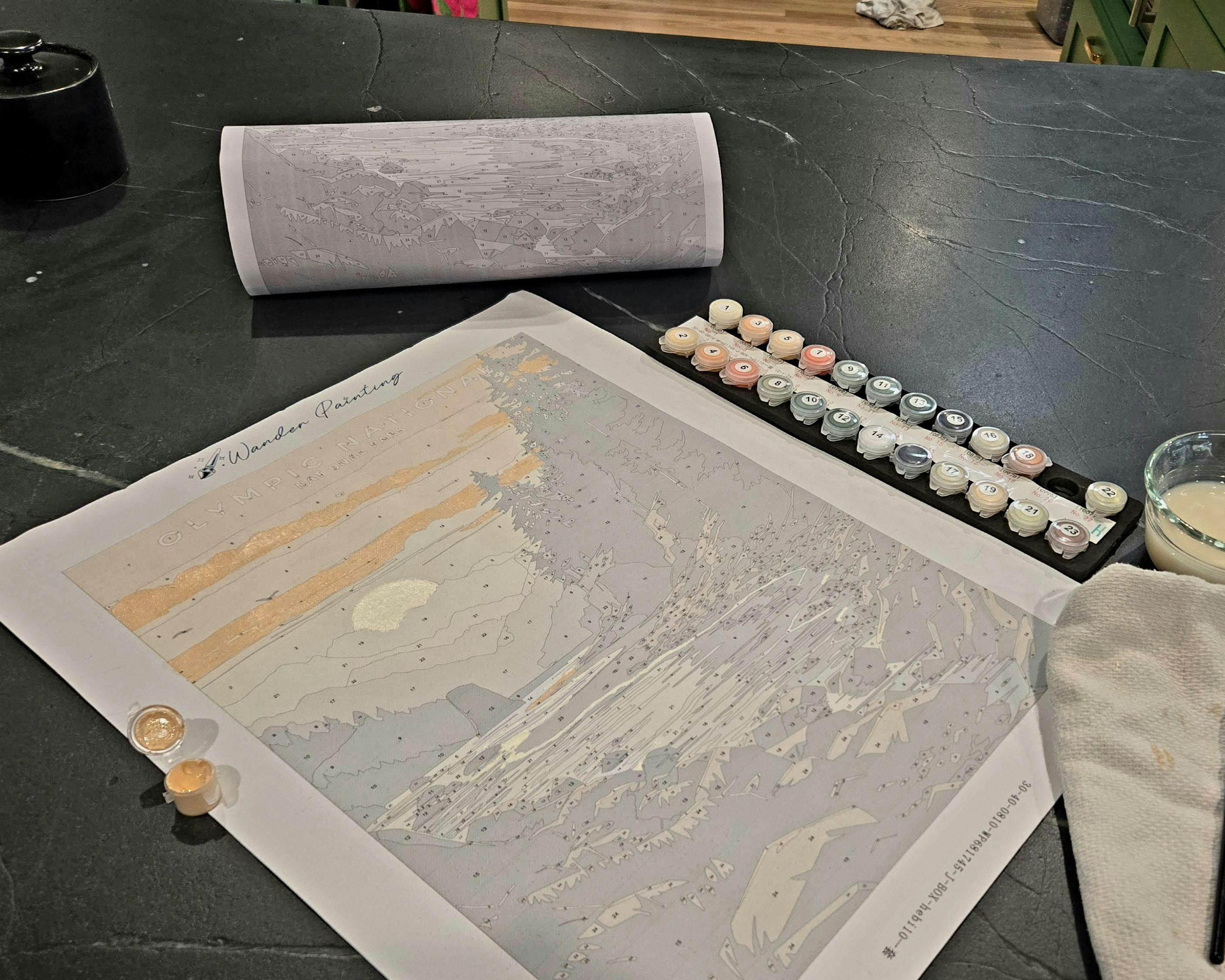 Blossom Spirit Paint by Numbers Kit Wander Painting