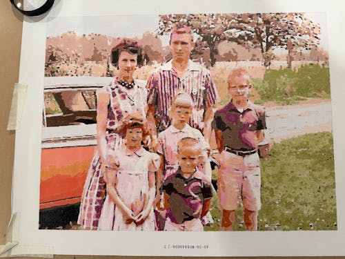 Custom Paint by Numbers Kit