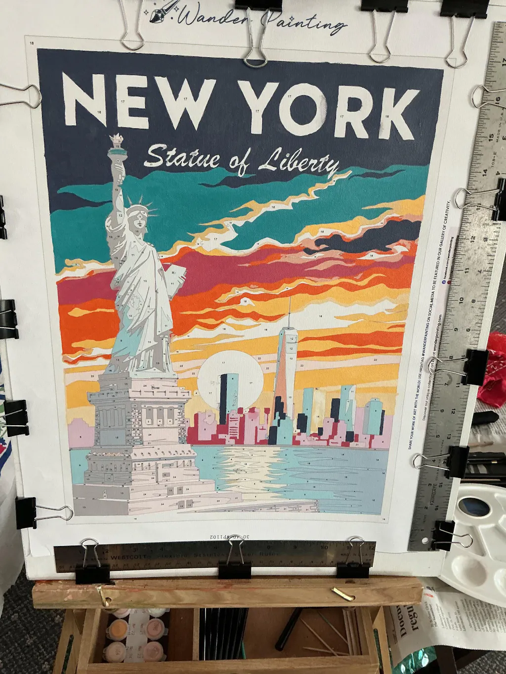 New York - Statue of Liberty | Paint by Numbers Kit