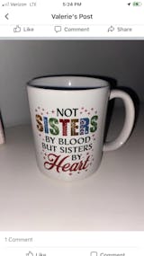 Get Not Sisters By Blood But Sisters By Heart Mug, Best Friends Mug, Best  Friends Gifts, Besties Mug For Free Shipping • Custom Xmas Gift