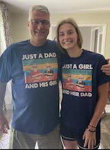 Just a Dad and his Girl SVG • Just a Girl and her Dad SVG Matching T-shirts  Designs