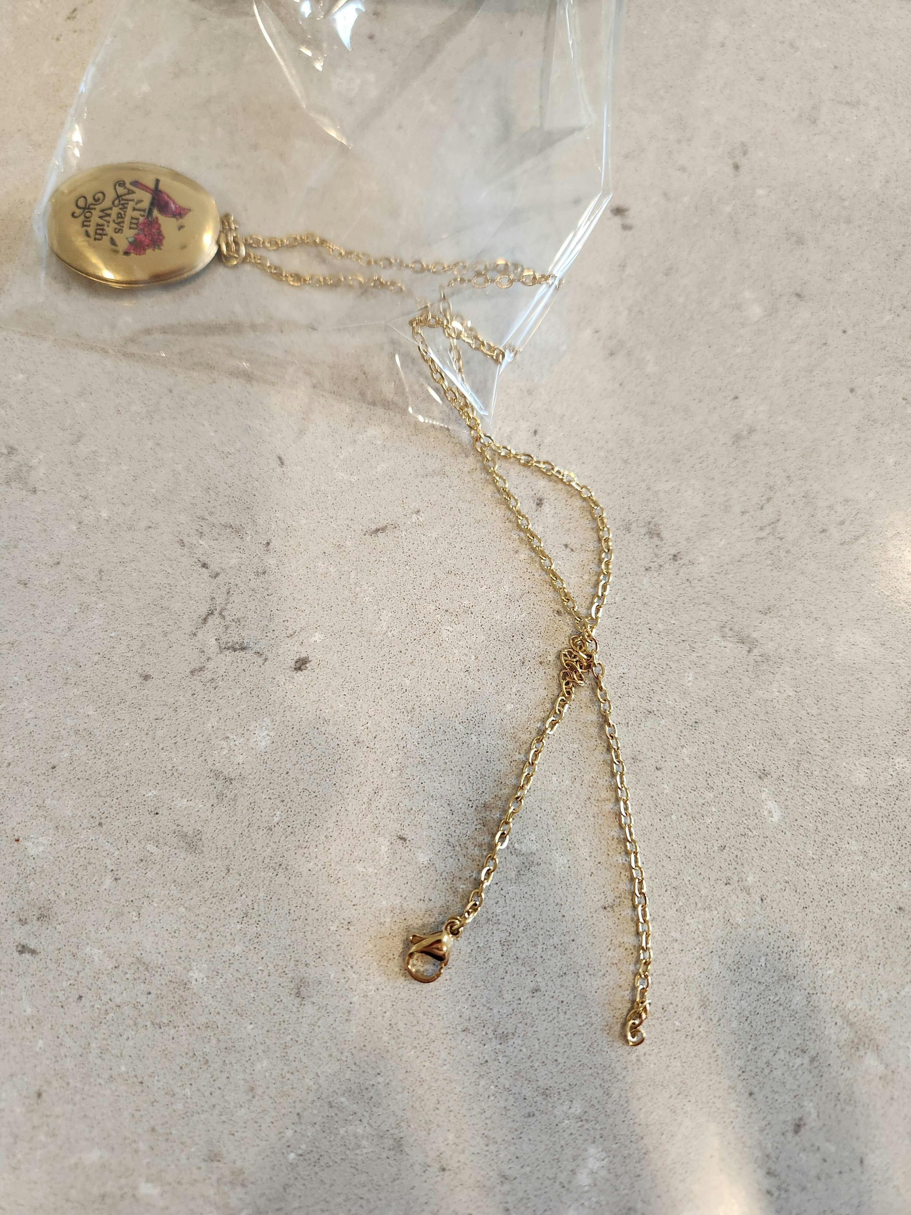 Wedding Bouquet Photo Charm - Custom Picture Memorial Jewelry - Always And Forever In My Heart Personalized Photo Pendant In Memory Jewelry