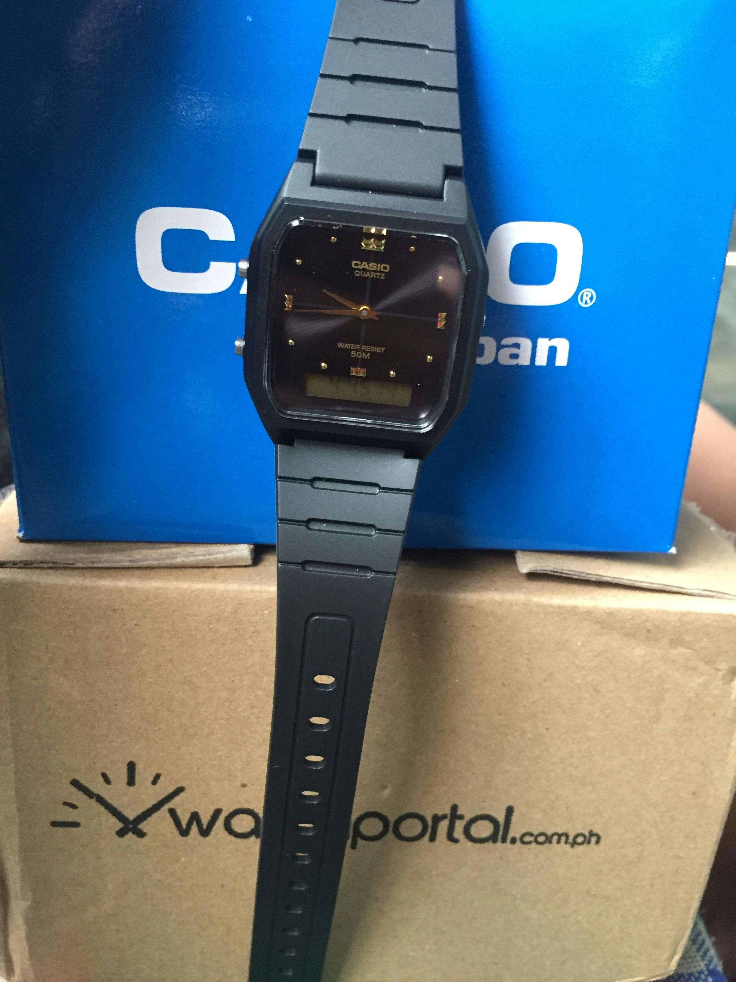 Casio AW-48HE-8AVDF Grey/Black Resin Watch Unisex | Watch Portal Philippines
