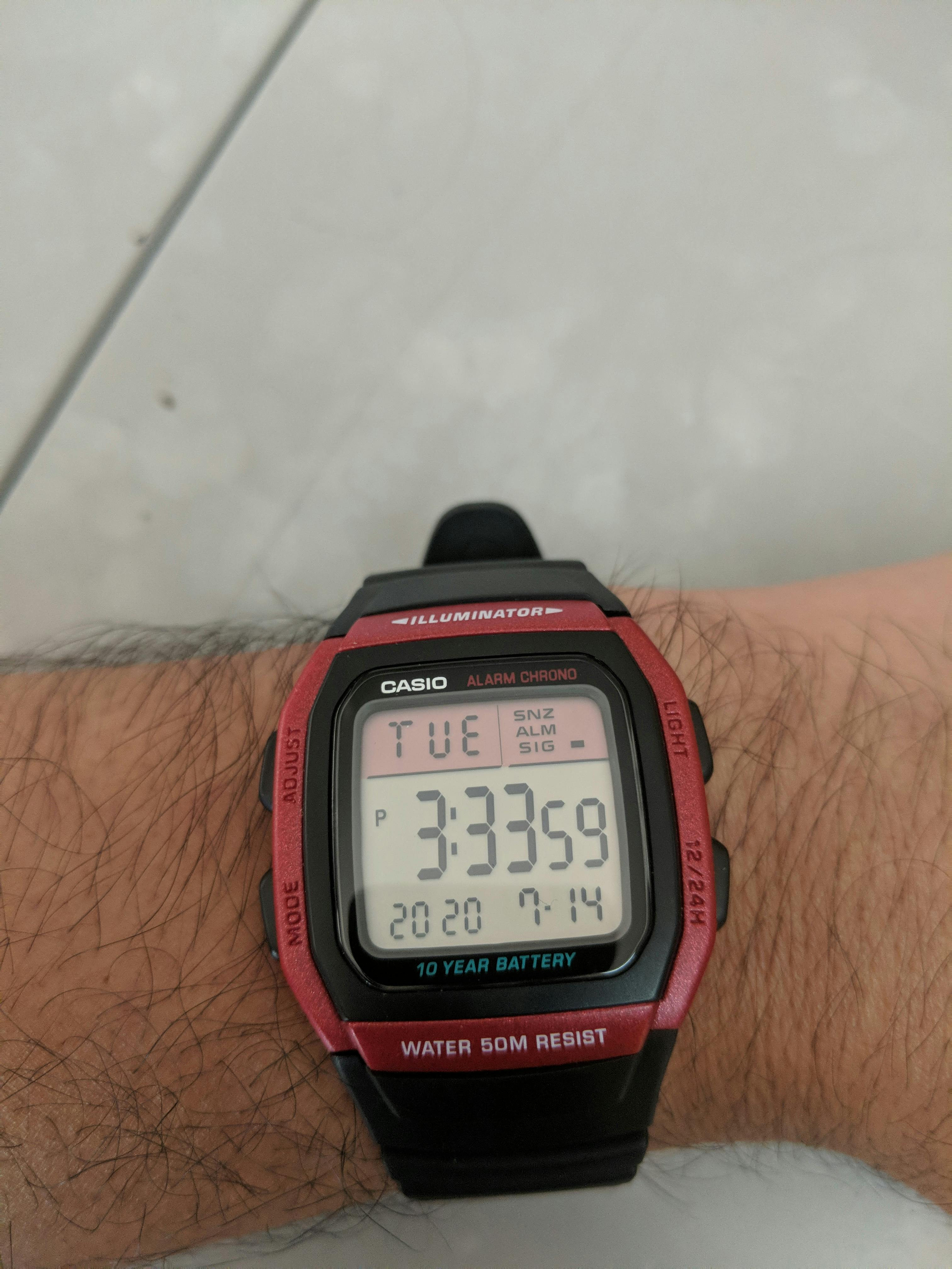 Casio w96h online review