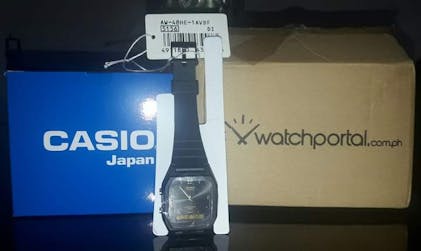 Casio Aw 48he 1avdf All Black Resin Watch For Men And Women