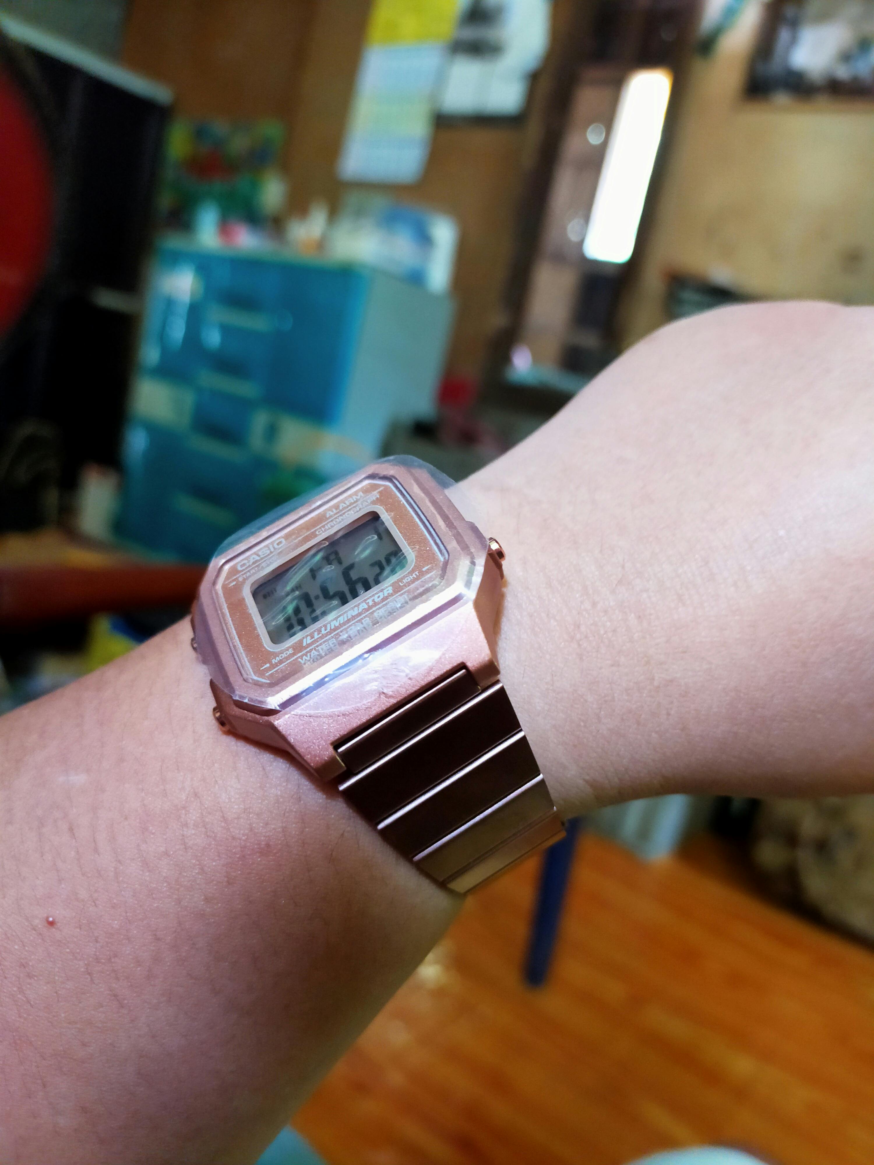 Casio Vintage B650Wc-5A Rose Gold Watch For Men And Women