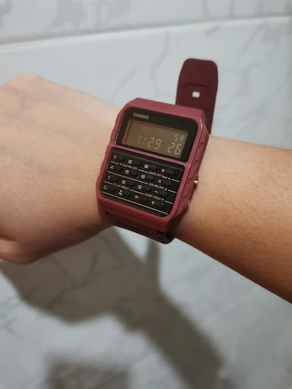 Casio Ca 53wf 4b Calculator Resin Watch For Men And Women