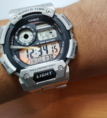 Casio AE-1400WH-1AVDF Black Resin Watch for Men Watch