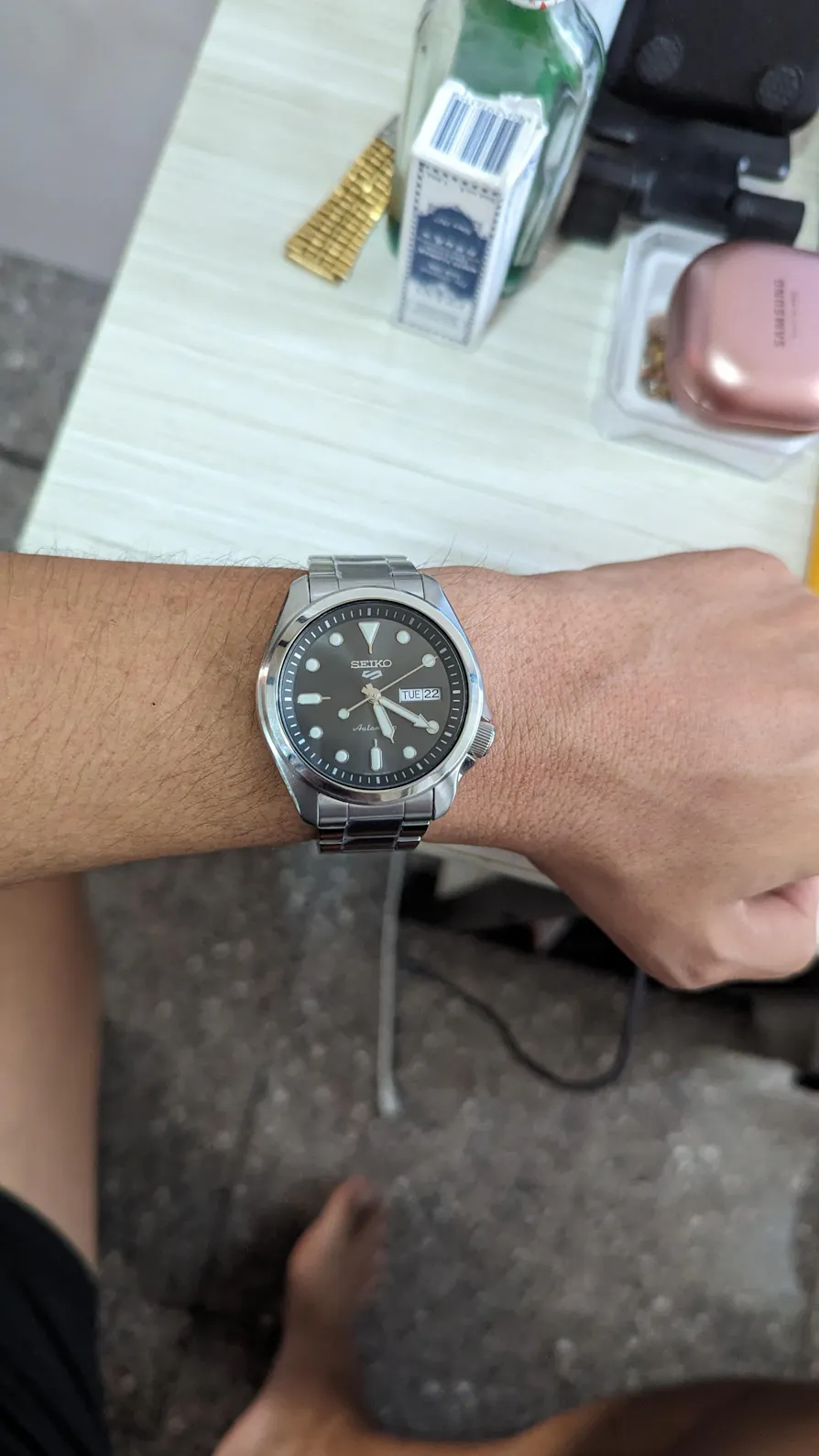 Seiko Watch Men's Watch Size Small Wrists Seiko Premier Small