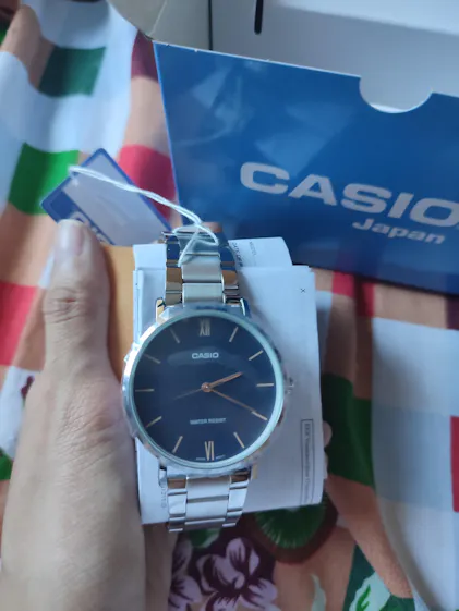 Orologio Uomo Casio MTP-VT01G-5B Analogico Tono Oro Acciaio Inox Quarzo Elegante Orologio Uomo Casio MTP-VT01G-5B Analogico Tono Oro Acciaio Inox Quarzo Elegante