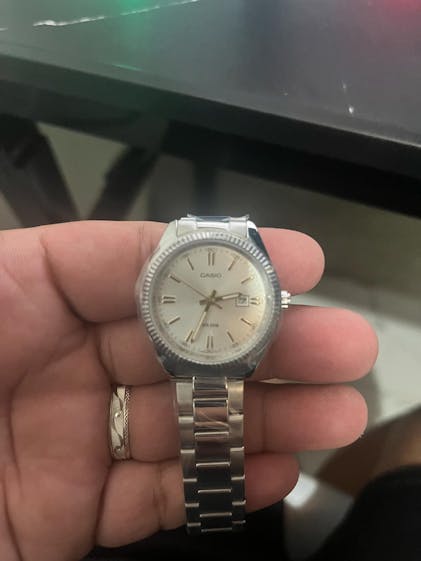 Casio MTP-1302D-7A1VDF Silver Stainless Steel Strap Watch