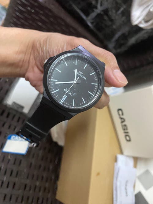 Casio MW-240-1EVDF Black Resin Strap Watch for Men