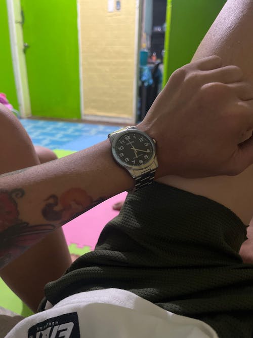 Casio MTP-V001D-1B Silver Stainless Watch for Men