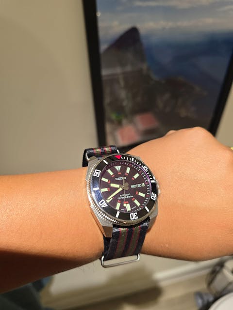 Bespoke Custom SKX Samurai Divers Watch SEIKO NH36 - AKA Blood Moon Mod! Premium Quality Case