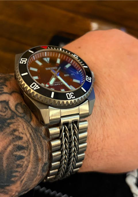 Bespoke Custom SKX Samurai Divers Watch SEIKO NH36 - BLOODMOON Mod! Premium Quality PVD Case