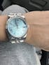 Custom Rare Ice Blue Datejust 36mm 39mm | Fluted Bezel | Jubilee | NH35 | Seiko Watch Mod | Buckley Dial | DJ36 | Roman Numeral | Platinum