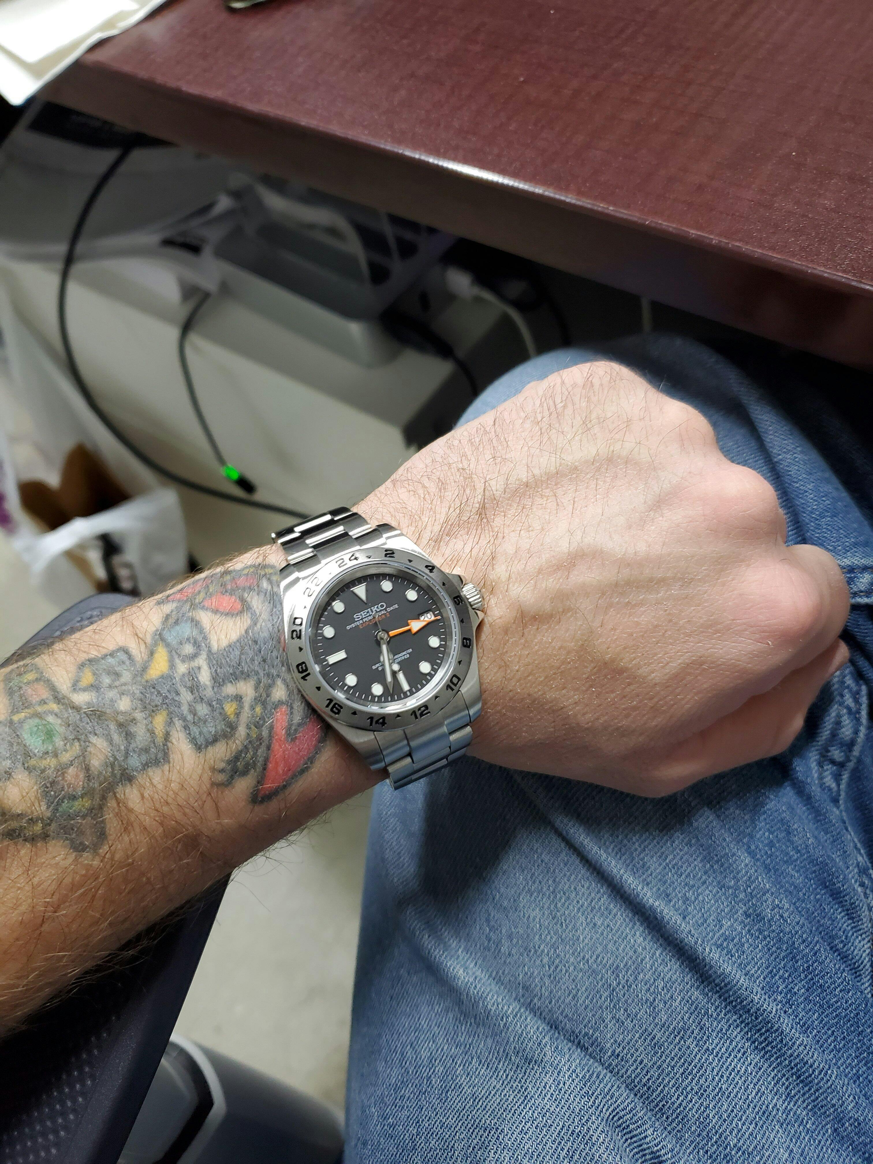 Pepsi GMT Watch Mod | Blue Red NH35 Stainless Steel