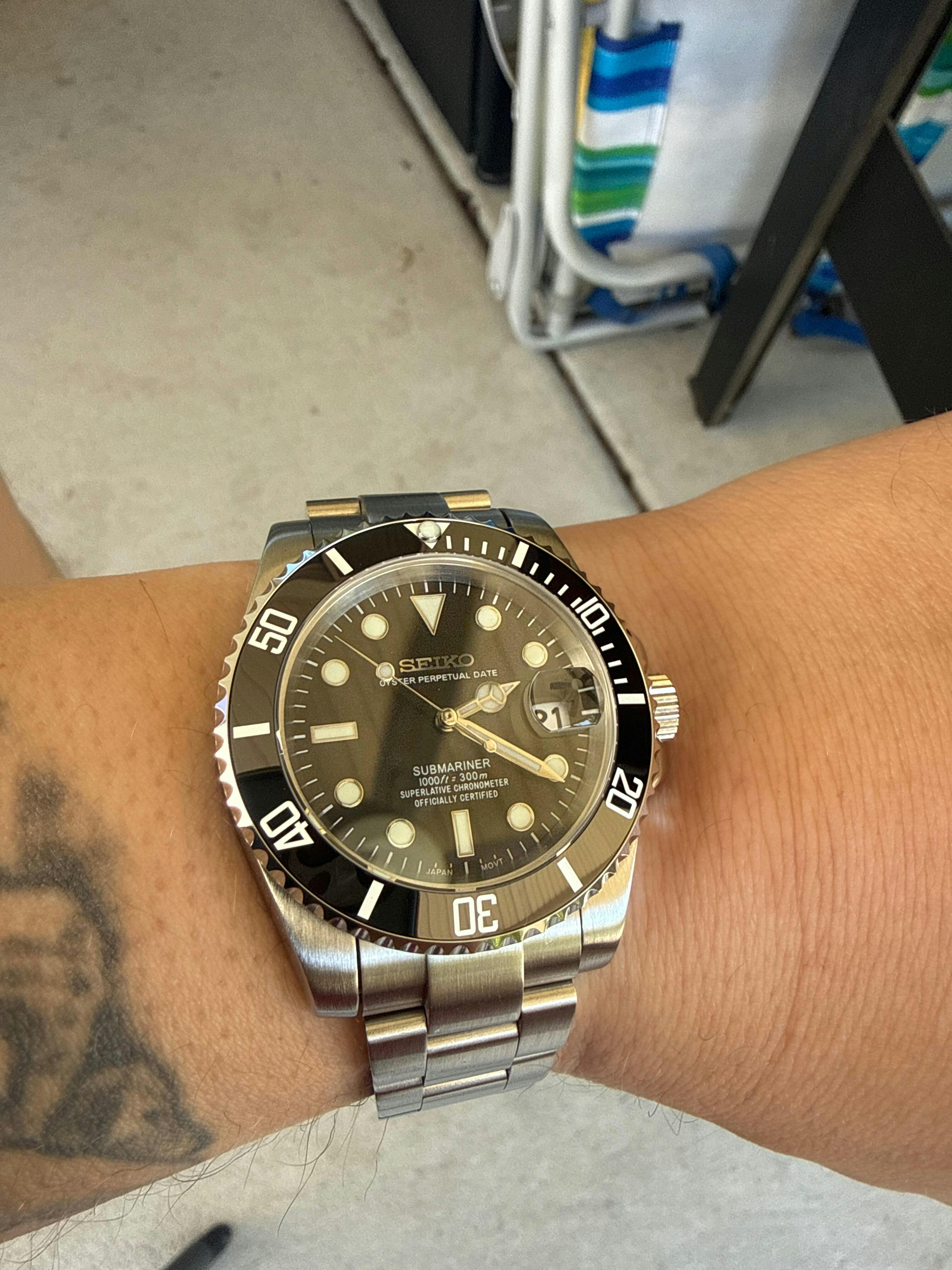 Custom Seiko Panda Chronograph | Speedmaster Style | Speedy Seiko Mod