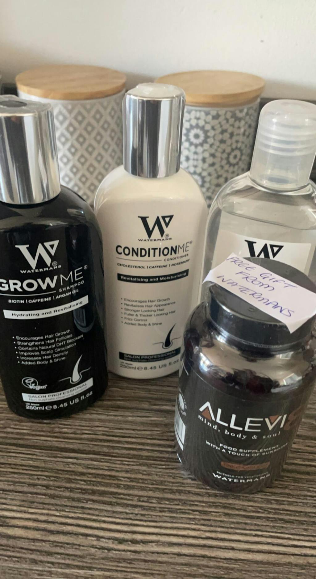 Watermans Hair Growth Shampoo and Conditioner set Sulphate Free UK