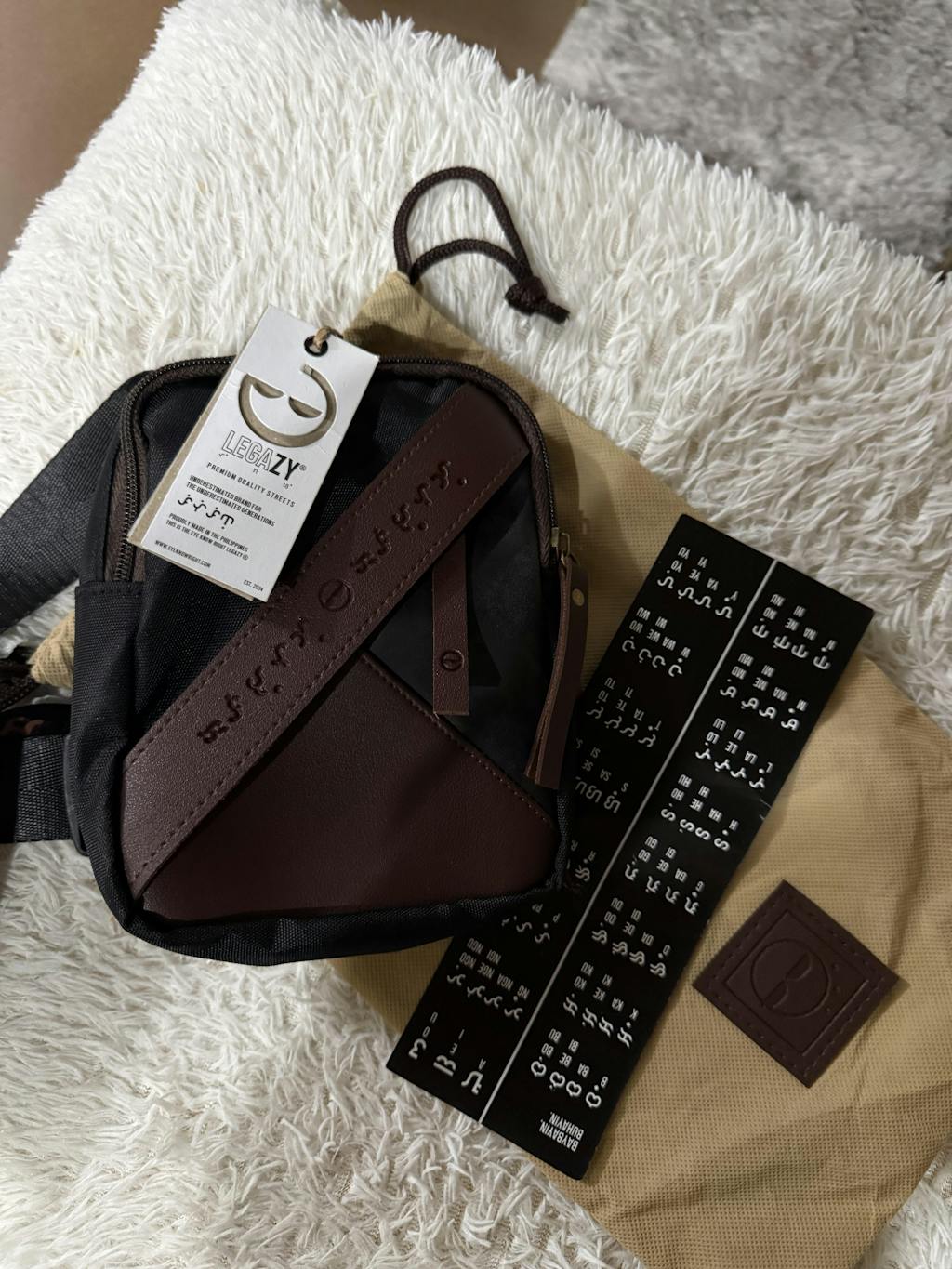 BAYBAYIN MINI CHEST BAG | ALAKBAY